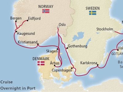 Take a scenic cruise of the Scandinavian Baltic Jewels with Viking Cruises