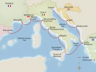 Cruise through the Mediterranean with Viking Cruises