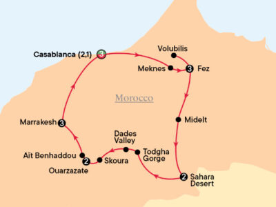 Enjoy a small group fully guided tour of Morocco with Bunnik Tours