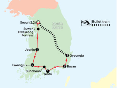 Join a small group for a memorable south korea tour package with flight from Australia, filled with unique experiences and stunning sights with Bunnik Tours